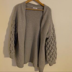 Oversized chunky cardigan